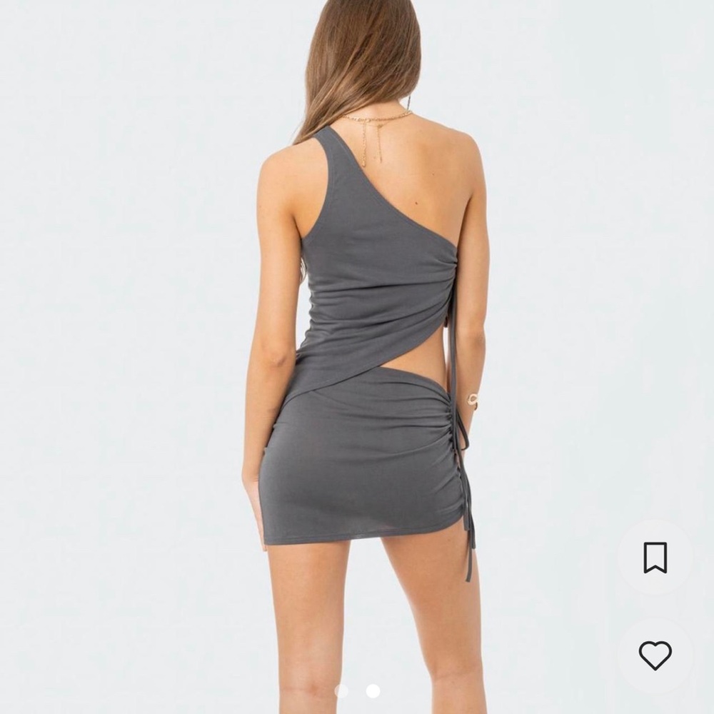 EDIKTED Asymmetrical Drawstring Top & Bottom